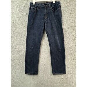 Calvin Klein Jeans Mens 32 Blue Denim Straight Regular Stretch Preppy Y2K